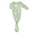 Knotted Gown - Green Safari with Dots