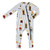 Cozy Romper - Bear with Blue Stripes