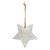 Wood Star Ornament - Grey
