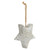 Wood Star Ornament - Grey