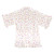 Ruffled Satin Robe - White + Confetti