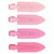Crease Free Hair Clips - Blush Ombre
