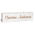 White Stick Sign - Plain -1.5"H