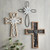 Wood and metal crosses make a beautiful faith statement.