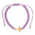 Woven Tie Bracelets Filled Display (24 pcs)