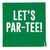 Paper Napkins with Fringe - Let's Par - Tee
