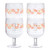 Acrylic Stackable Wine Glasses - Floral - Set of 4
