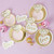 Paper Dinner Plate - Gold and White