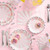 Paper Lunch Plate - White Pinwheel