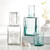 Hammered Glass Bottle & Glass Decanter