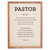 Wall Sign - Pastor