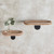 Round Wood Shelf - Set of 2