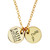 Double Coin Necklace - Mountain