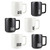 PS Matte Caf&eacute; Mugs 12 pieces