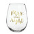Stemless Wine Glass - Mrs. Right