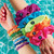 Neon Orange Oversized Scrunchie