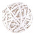 White Rattan Ball - Medium