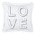 Face To Face Square Pillow - LOVE