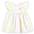 Flutter Sleeve Dress - Rainbow Stripe