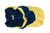 Scrunchie 3-Pack - Navy/Sunshine