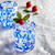 Blown Stemless Wine Glass - Blue