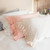 Ruffled Satin Pillowcase - Pink - Standard