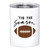 Stainless Steel Tumbler - Tis the Season Football