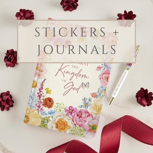 SHOP STICKERS + JOURNALS