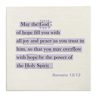 Notes Of Hope Word Block - May The God - [Consumer]Faithworks