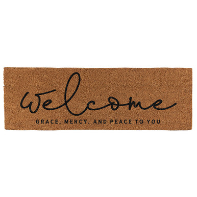 Large Door Mat - Hope Dwells Here - Faithworks Gives Back