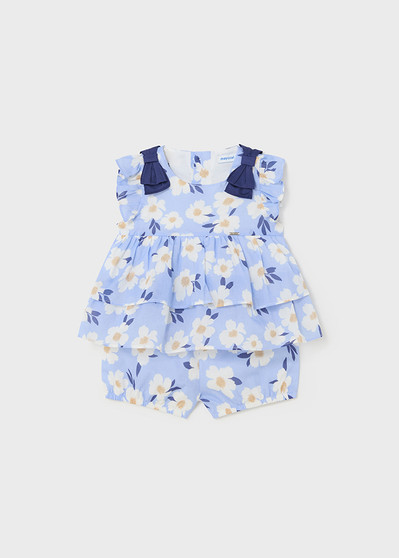 Light Blue Floral Dress 