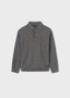 Grey Polo Neck Sweater