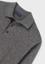 Grey Polo Neck Sweater