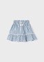 Blue & White Striped Skirt