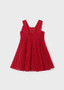 Red Eyelet Dress w/ Bow