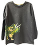 Triceratops Camo Charcoal Top 