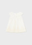 Off White Embroidered Dress
