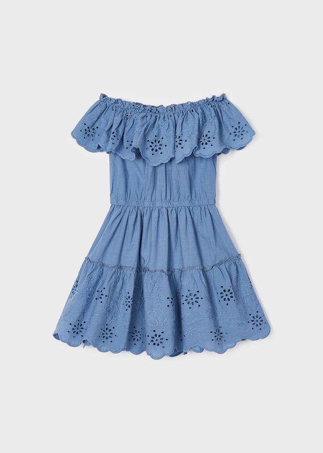 Light Blue Eyelet Dress