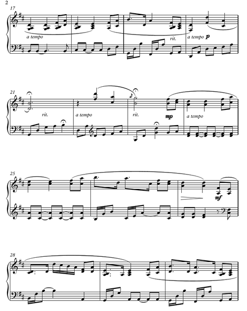 Come Thou Fount of Every Blessing - (Intermediate Piano Sheet Music) 
