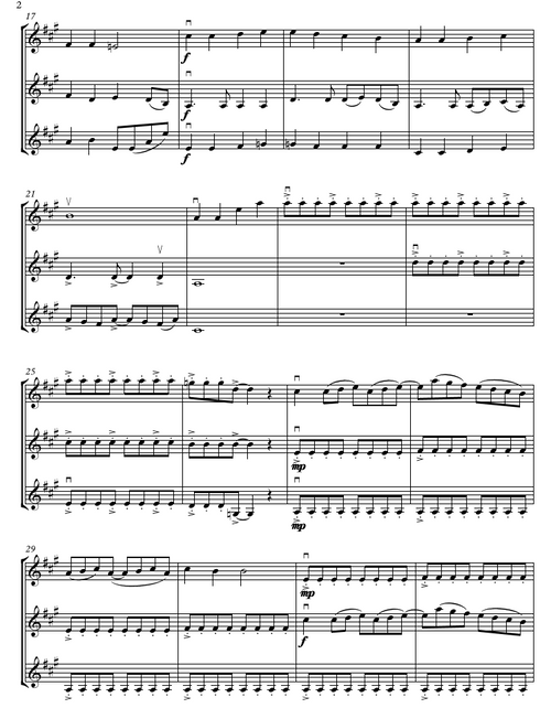 Ode to Three Joyful Violins (Ode to Joy)