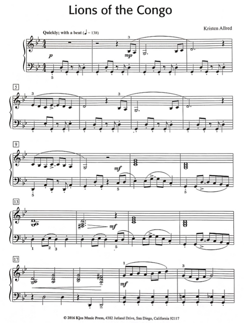 Nature's Cacophony Bk. 1  (Int. Piano)
