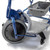 Tzora Elite scooter comes standard with front easy mover wheels to help prevent a person from accidentally tipping over