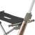 lightweight all terrain rollator folded for transport