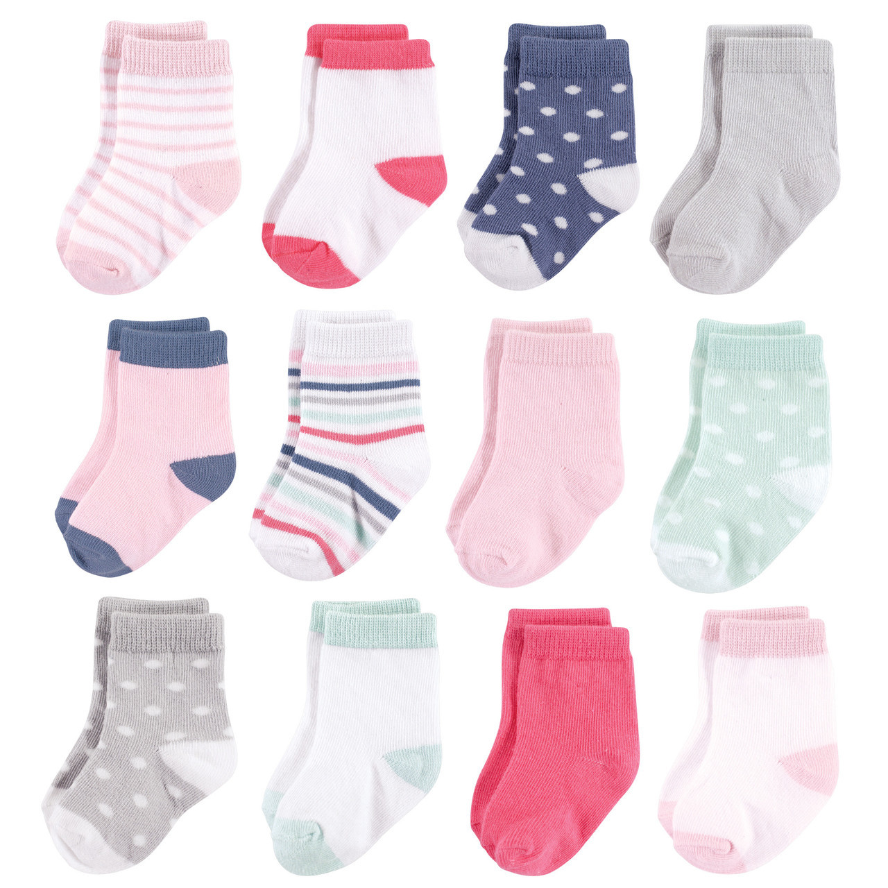 5-Pack Multicolour Baby Crew Socks main image 1
