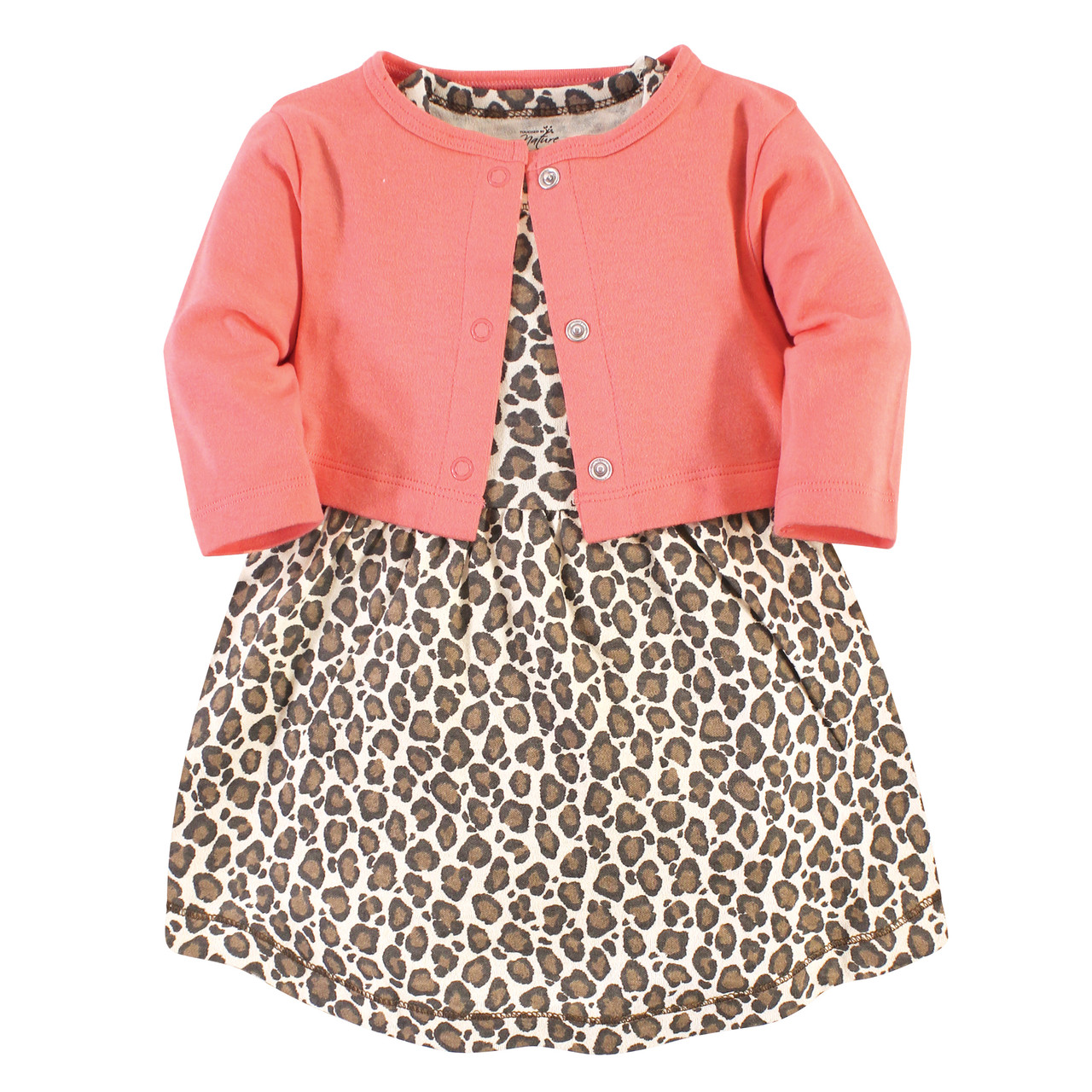 Touched By Nature Baby And Toddler Girl Organic Cotton Dress And