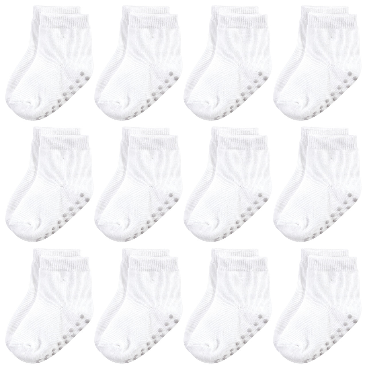 white non skid socks