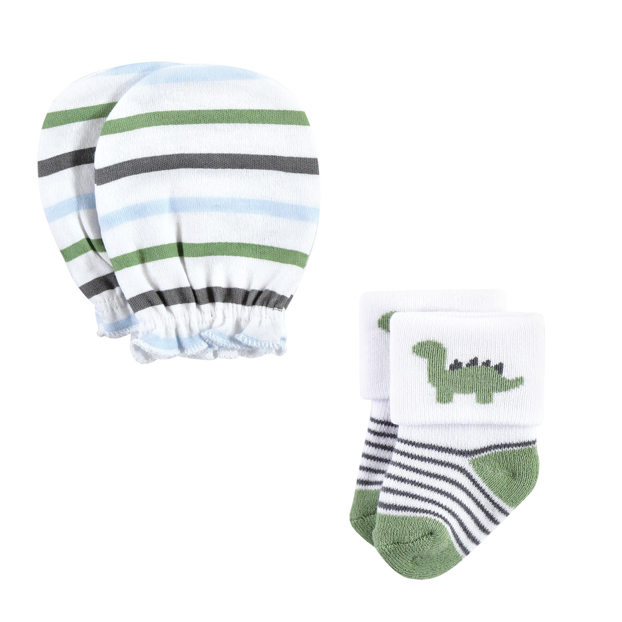 Hudson Baby Socks and Mittens Set, Dinosaur Hudson Childrenswear
