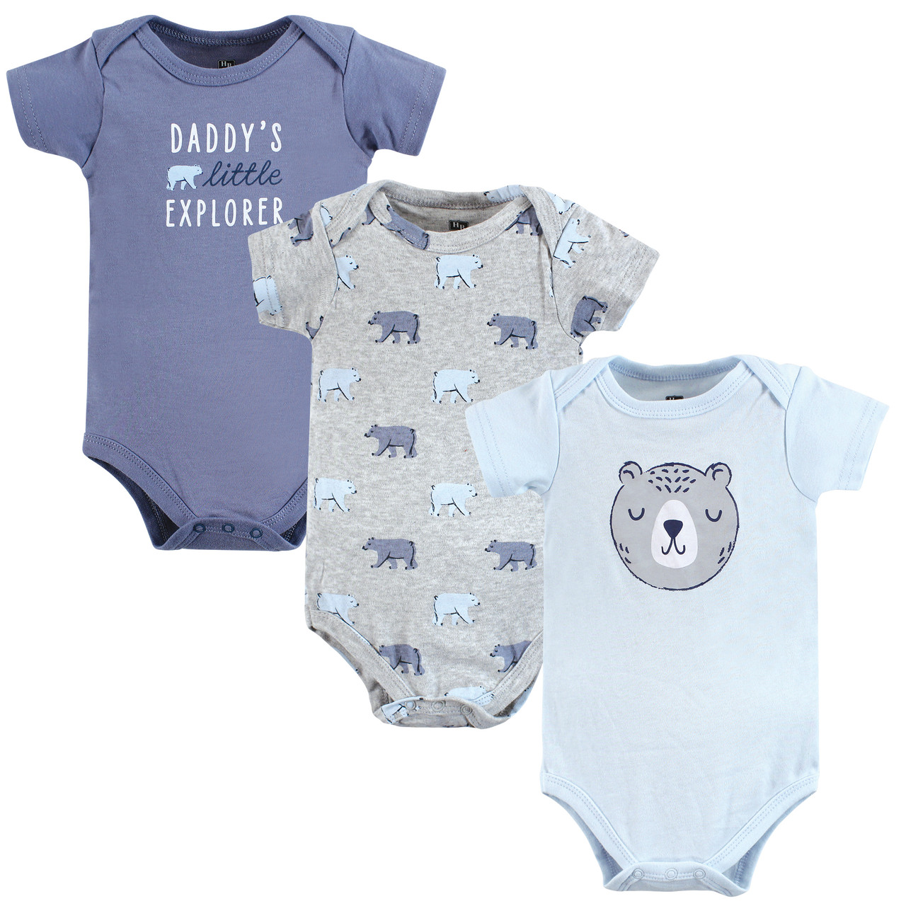 Hudson Baby Cotton Bodysuits, Mommys New Man - Hudson Childrenswear