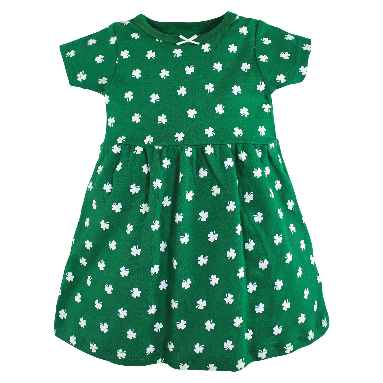 Hudson Baby Cotton Dresses St Patricks Rainbow 0-3 Months