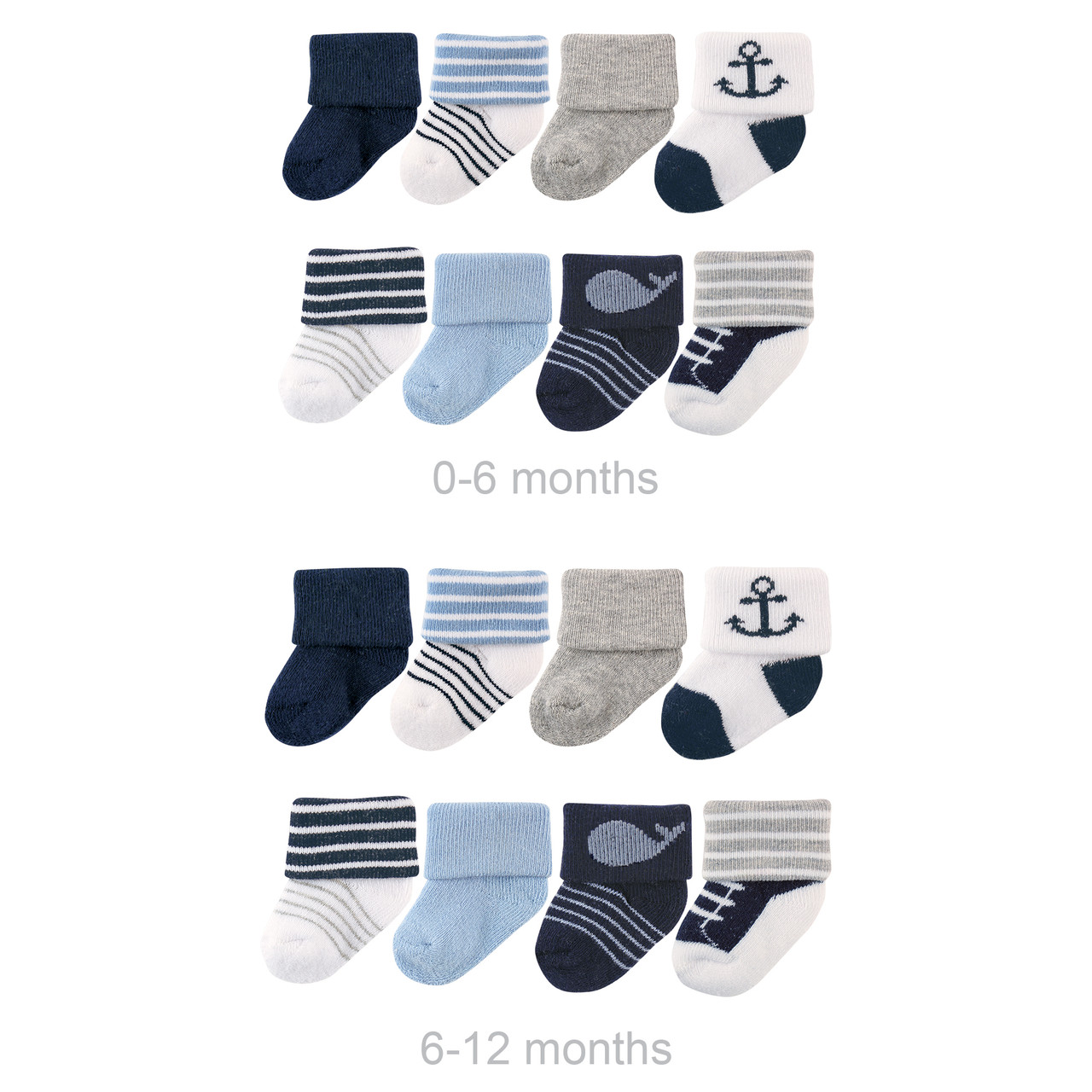 Terry socks | Short blue socks